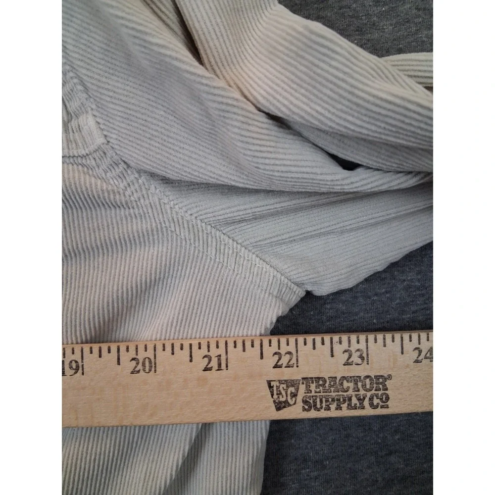 Gramicci Womens Shirt‎ XL Beige Corduroy Button Up VTG USA Made Original Freedom